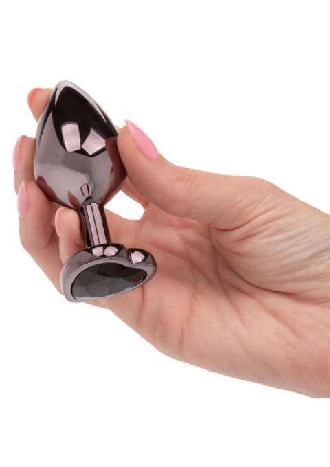 Diamond Heart Plug Large Black SCALA Diamond Heart Plug Large Black SCALA