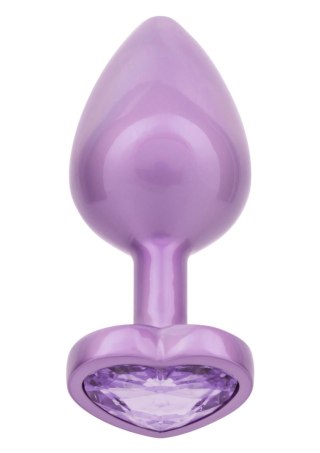 Diamond Heart Plug Large Purple SCALA