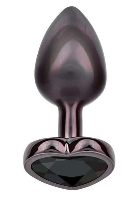 Diamond Heart Plug Small Black SCALA