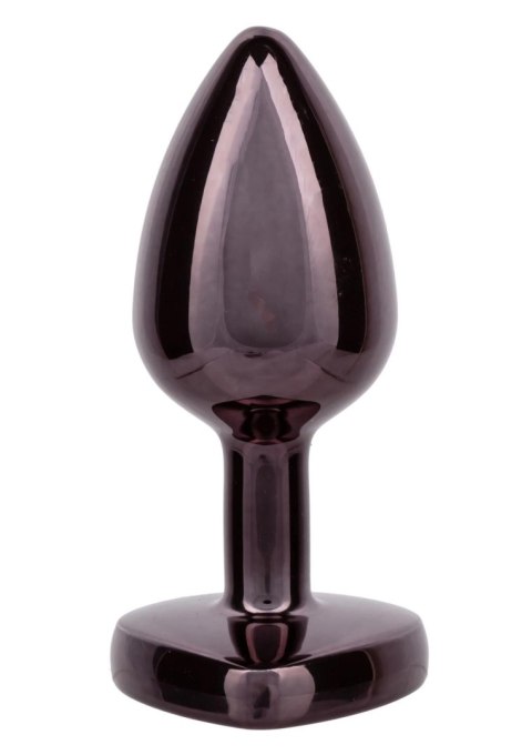 Diamond Heart Plug Small Black SCALA