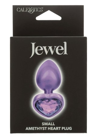 Diamond Heart Plug Small Purple SCALA