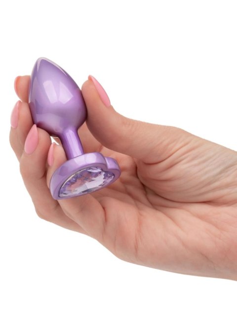 Diamond Heart Plug Small Purple SCALA Diamond Heart Plug Small Purple SCALA