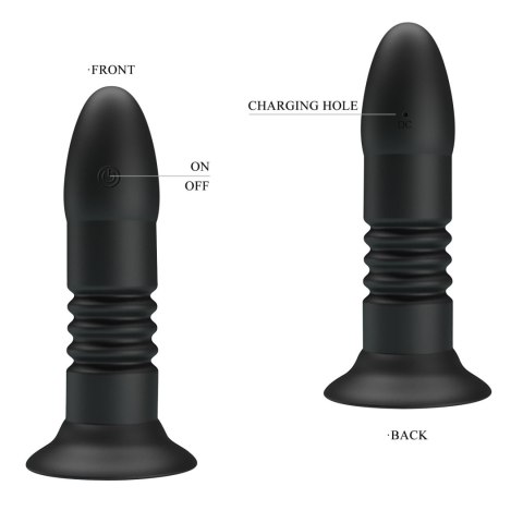 MR PLAY - VIBRATING ANAL PLUG 4 vibrations 4 thrusting Remote Control Baile - Boys of Toys Sp. z. o.o. (dystrybutor)