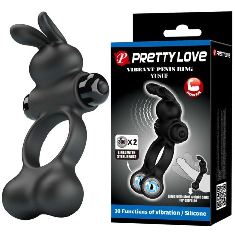 PRETTY LOVE - Vibrate Penis Ring YUSUF 10 functions Baile - Boys of Toys Sp. z. o.o. (dystrybutor)