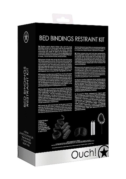 Bed Bindings Restraint Kit - Black SHOTS