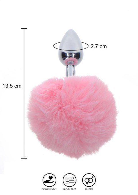 Bunnytail Buttplug Pink SCALA