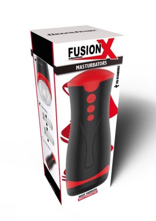 Masturbator Vibrating&Squeeze Black SCALA