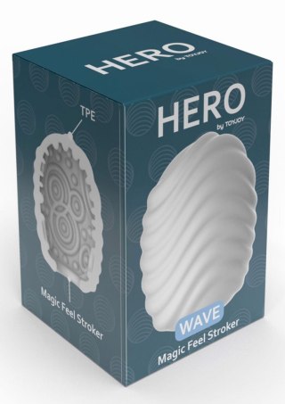 Mini Masturbator Wave White SCALA