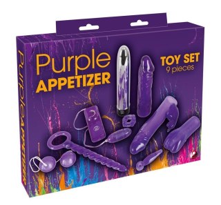 Purple Appetizer 9-piece set ORION
