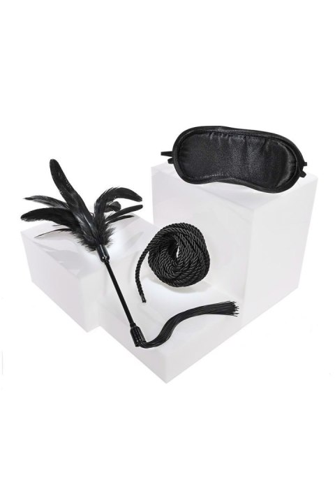 SPORTSHEETS SHADOW TIE AND TICKLE KIT TONGA