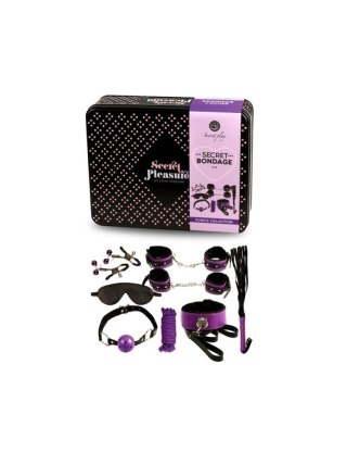Secret Bondage - Set 8 pcs Purple & Black Secret Play - FEMARVI S.L.