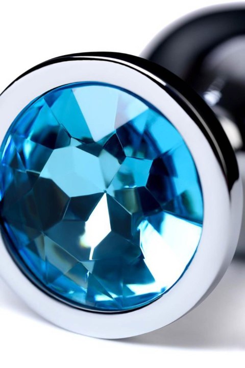 Silver anal plug with gem, turquoise TOYFA - Boys of Toys Sp. z o.o. (dystrybutor)