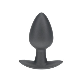 Smooth Silicone Anal Plug - Medium - 3.1 / 7,9 cm - Gunmetal SHOTS