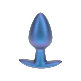 Smooth Silicone Anal Plug - Medium - 3.1 / 7,9 cm - Metallic Blue SHOTS