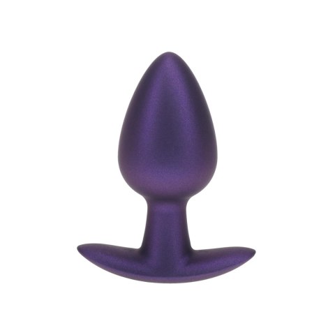 Smooth Silicone Anal Plug - Medium - 3.1 / 7,9 cm - Metallic Purple SHOTS