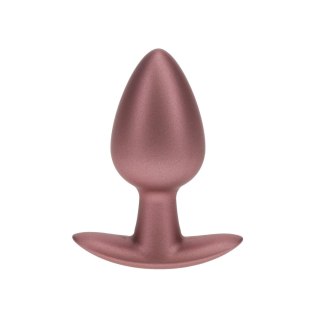 Smooth Silicone Anal Plug - Medium - 3.1 / 7,9 cm - Rose Gold SHOTS