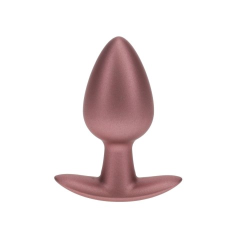 Smooth Silicone Anal Plug - Medium - 3.1 / 7,9 cm - Rose Gold SHOTS