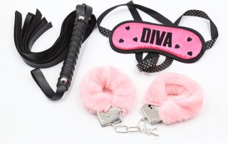 Fetish Fever - Bondage Set - 3 pieces - Pink/Black Intimate Distribution
