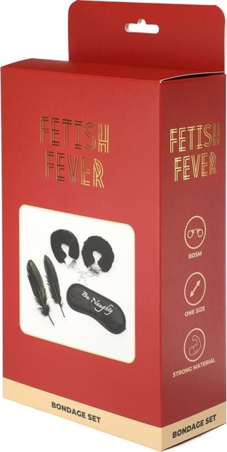 Fetish Fever - Bondage Set - 4 pieces - Black Intimate Distribution