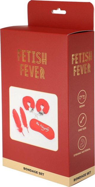 Fetish Fever - Bondage Set - 4 pieces - Red Intimate Distribution