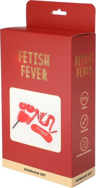 Fetish Fever - Bondage Set - 5 pieces - Red Intimate Distribution