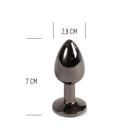 GUNMETAL BUTT PLUG