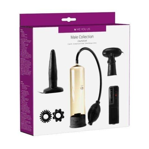 Me You Us Male Collection Couples Kit Black ABS - Intimate Distribution (dystrybutor)