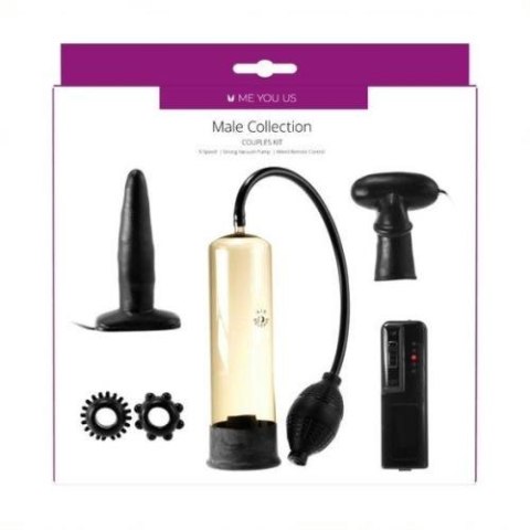 Me You Us Male Collection Couples Kit Black ABS - Intimate Distribution (dystrybutor)