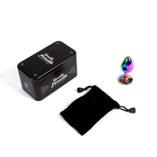 RAINBOW METAL BUTT PLUG