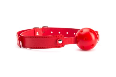 Red Breathable Ball Gag Argus