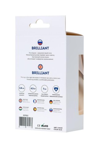 Korek analny Brilliant Blue Miniaturowy ToDo