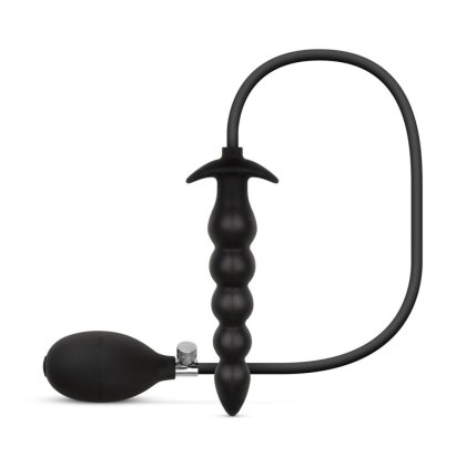 Anal Collection - pompowany korek analny z kulkami i pompką, 20 cm