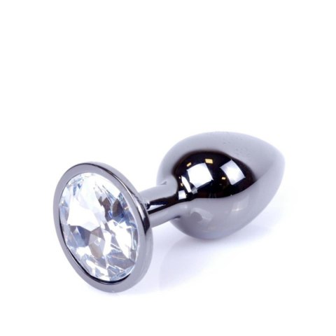Plug-Jewellery Dark Silver PLUG- Clear B - Series HeavyFun