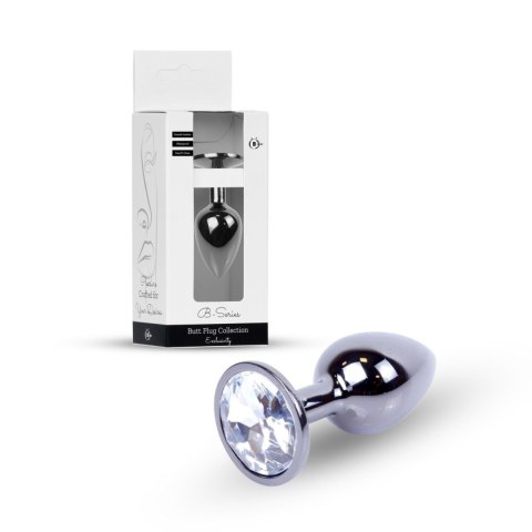 Plug-Jewellery Dark Silver PLUG- Clear B - Series HeavyFun