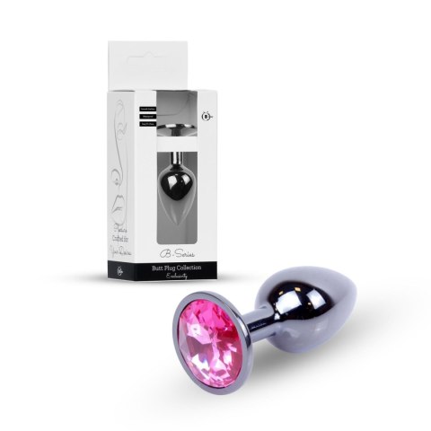 Plug-Jewellery Dark Silver PLUG- Pink B - Series HeavyFun