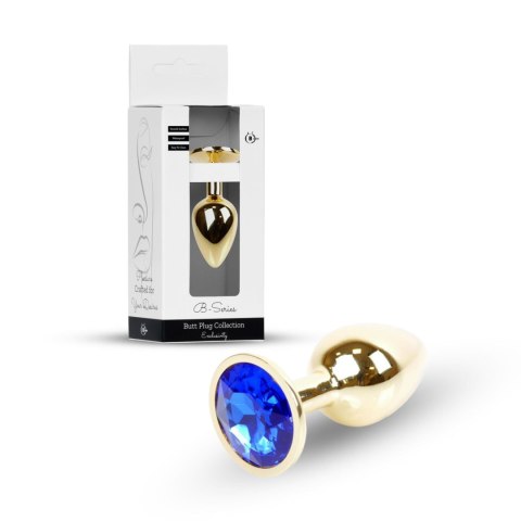 Plug-Jewellery Gold PLUG- Dark Blue B - Series HeavyFun