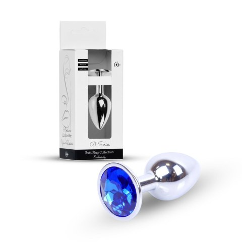 Plug-Jewellery Silver PLUG- Dark Blue B - Series HeavyFun