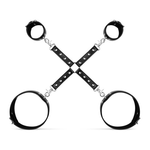 Bedroom Fantasies - Bondage Cross
Wrist and Leg Cuffs Black