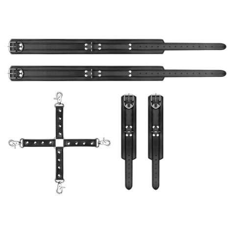 Bedroom Fantasies - Bondage Cross
Wrist and Leg Cuffs Black