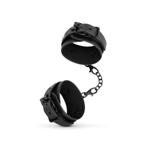 Bedroom Fantasies - Faux Leather Handcuffs Black