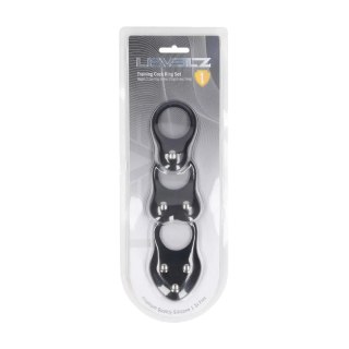 Silicone Training Cockring Set of 3 - S/M/L - Black
