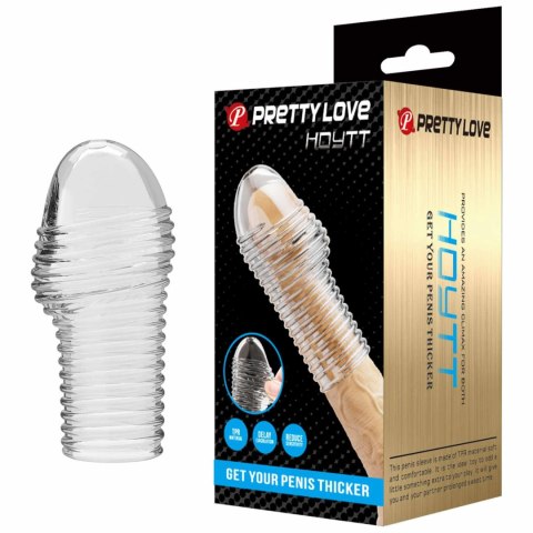 Pretty Love Penis Sleeve - Hoytt (Clear)