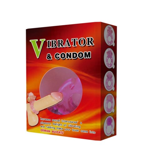 Vibrating Bear Cock Ring - Pink