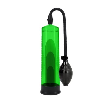 Shots Basic Pump 1 - ręczna pompka do penisa, zielona