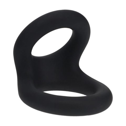 Double O Silicone Cockring - S - Black