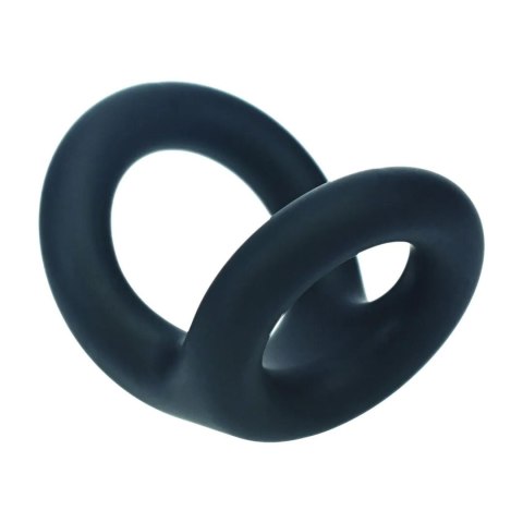 Double O Silicone Cockring - S - Black