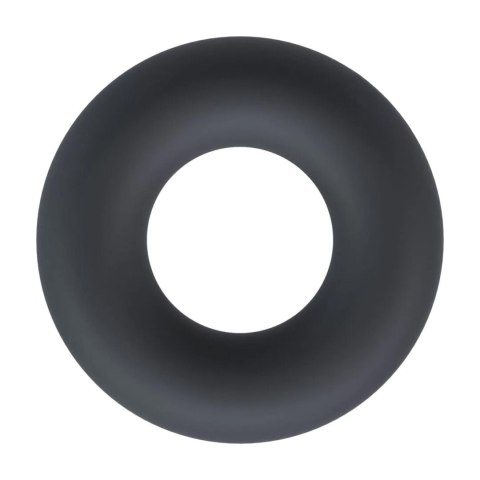 Solid Silicone Cockring - XS - Black
