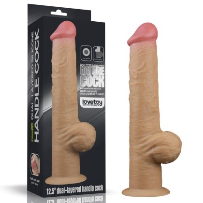 Lovetoy Handle Cock - silikonowe dildo z uchwytem, 30 cm