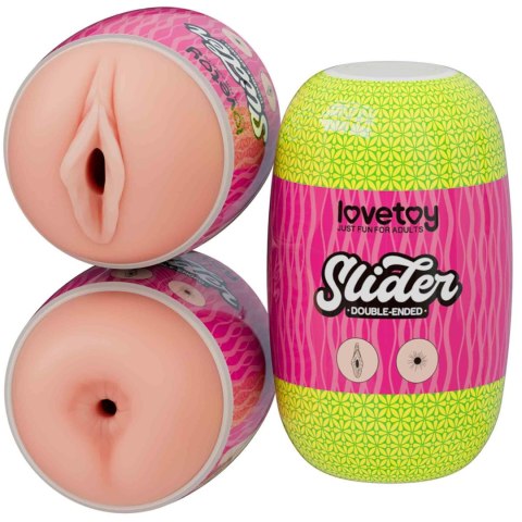 Slider Double-Ended Masturbator Vagina and Anus