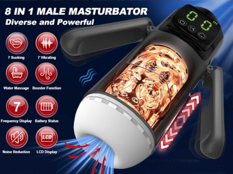 Masturbator - 7 vibration and suction functions
 + Booster